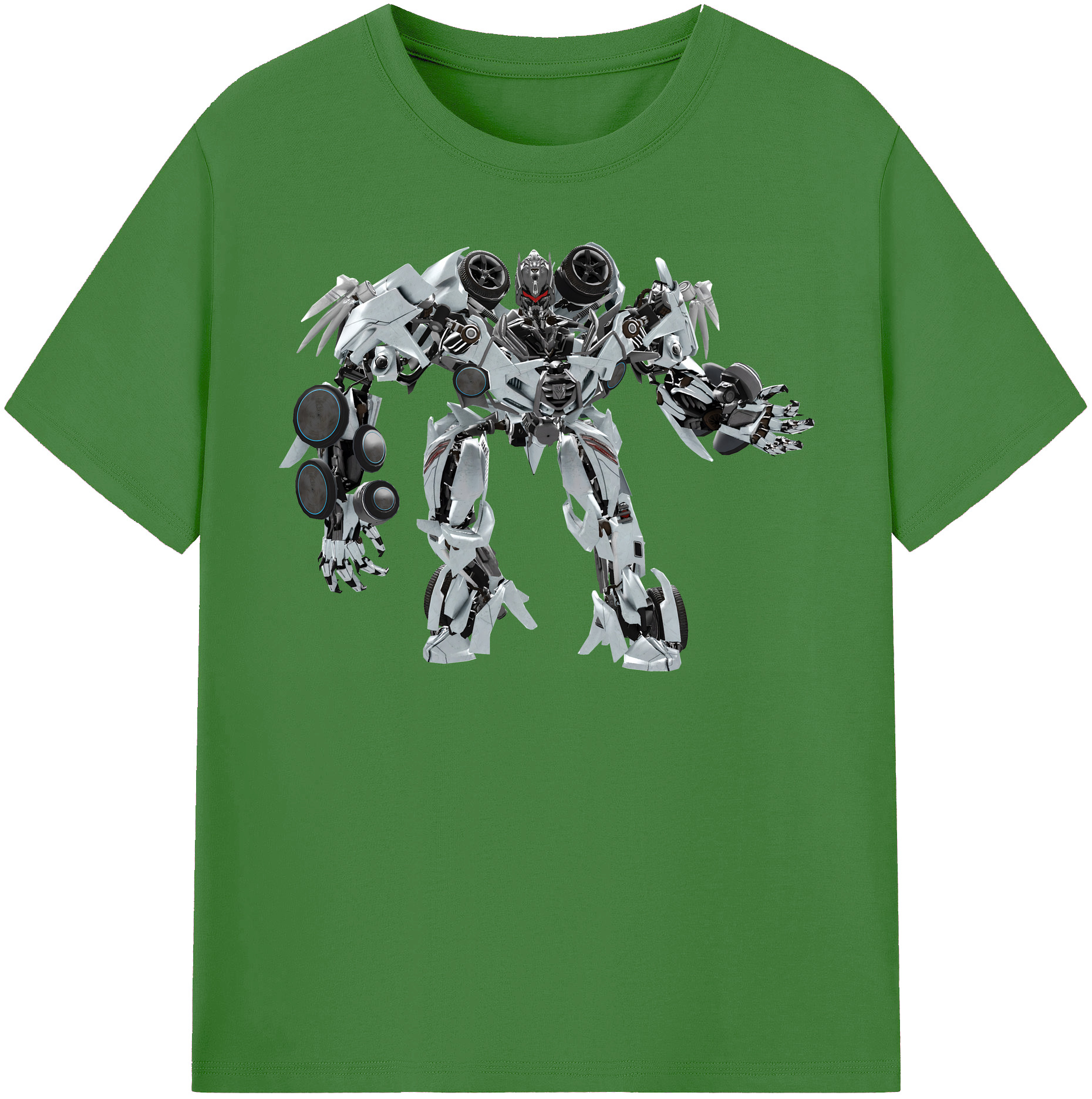 （画像用） Transformers トランスフォーマー レディースカジュアルプリントTシャツ（綿100％）